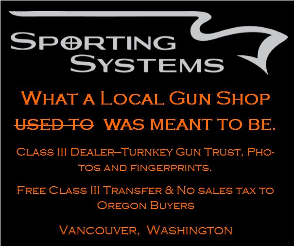 Sporting Systems Gun Shop Banner