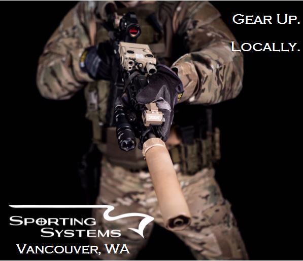 Get your gun gear locally. Sporting Systems.
