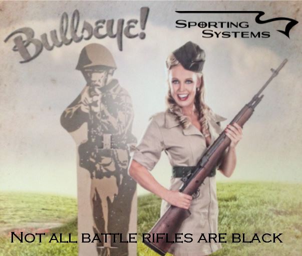 Not all battle rifles are black. Sporting Systems.